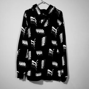 Puma Black and White Logo Sweatshirt